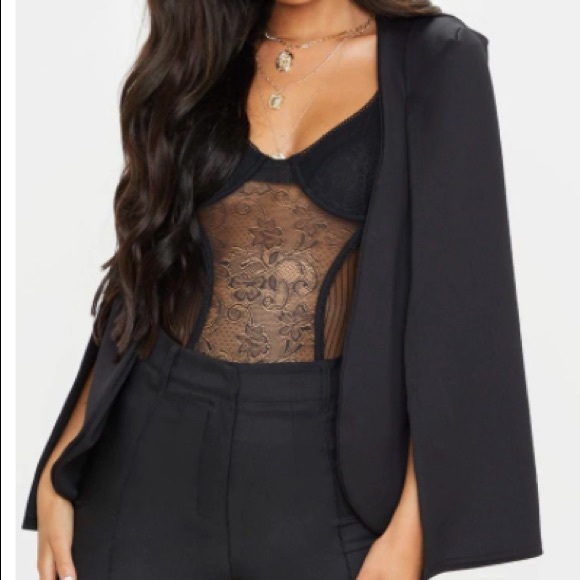 black cape blazer uk